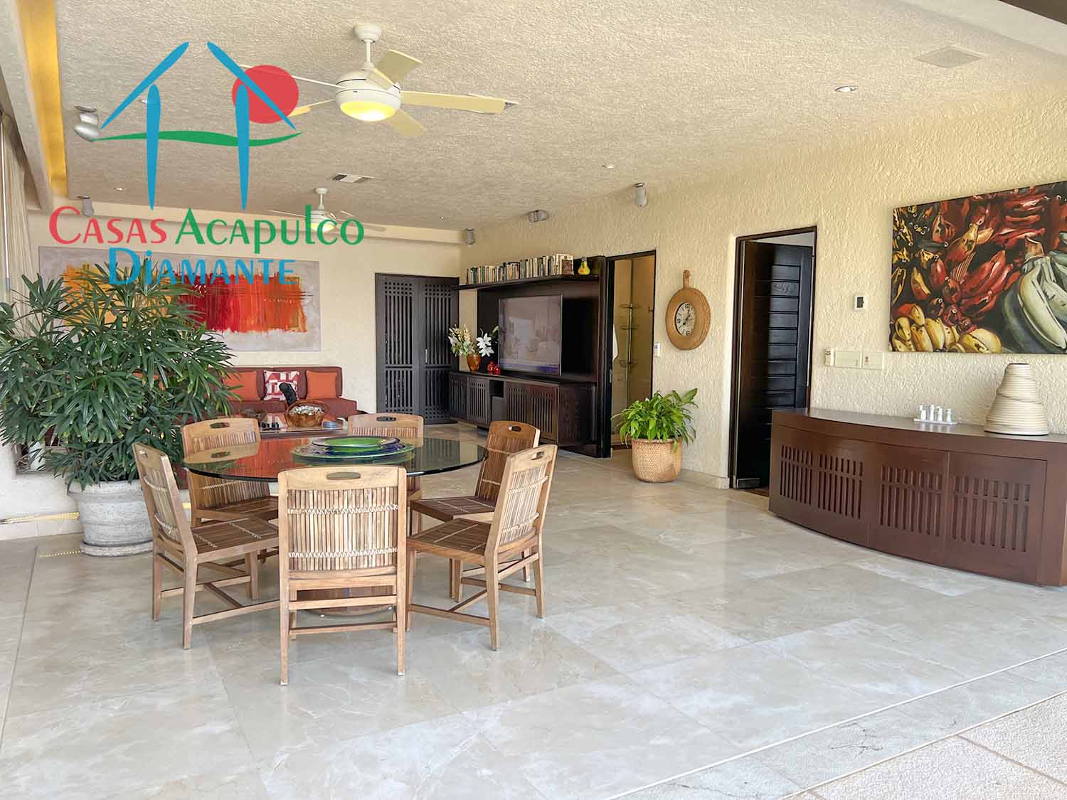 Villa Las Nubes - Sala de televisión 1